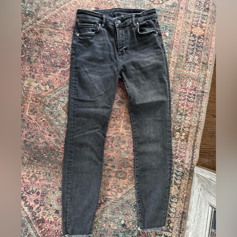 All Saints Black Skinny Jeans with Stretchy Fit